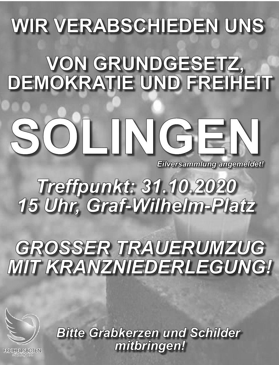 2020-10-31 Solingen